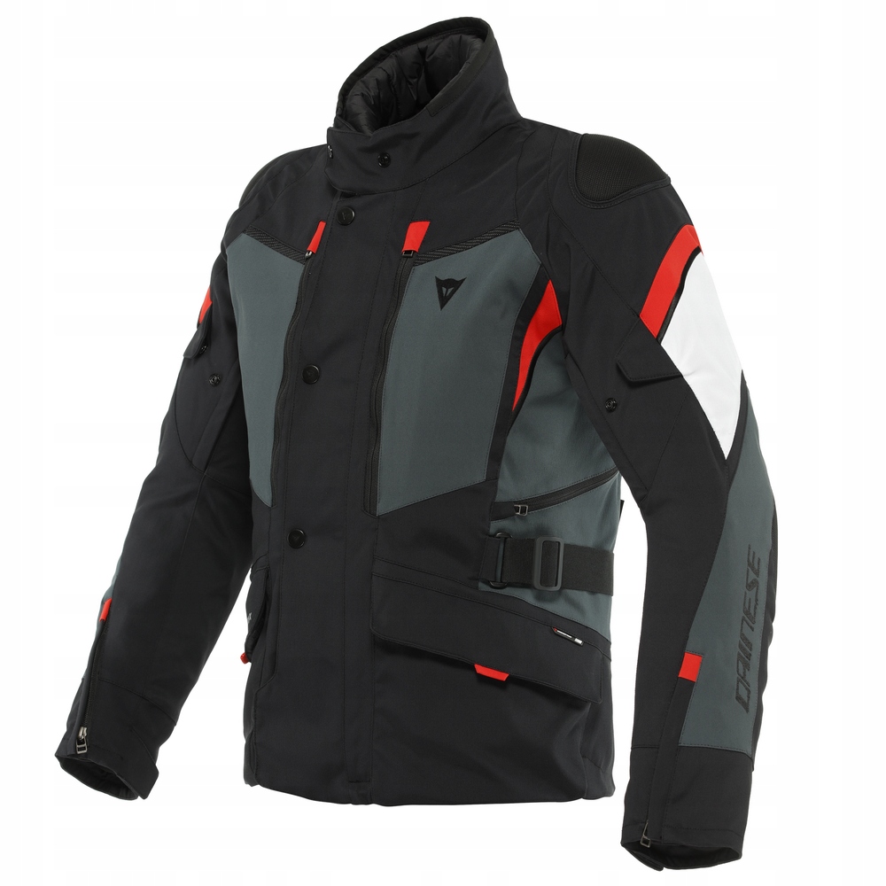Motocyklová turistická bunda Dainese Carve Master 3 čierna/šedá/červená