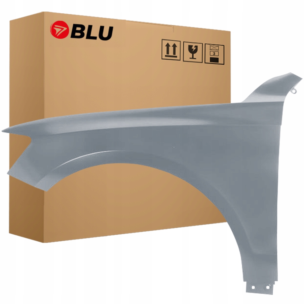 Blu Blatník Audi Q5 8R LX7R levý stříbrný 08-16 přední pozink MonsunGrau