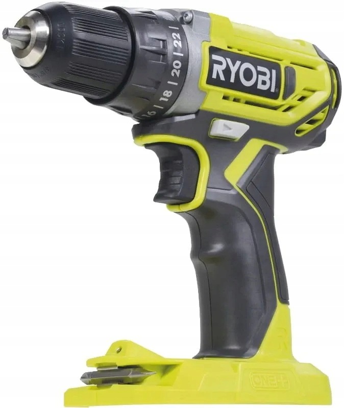 Wiertarko-wkrętarka Ryobi R18DD2-0 18V One+ 40Nm 2 biegi bez akumulatora