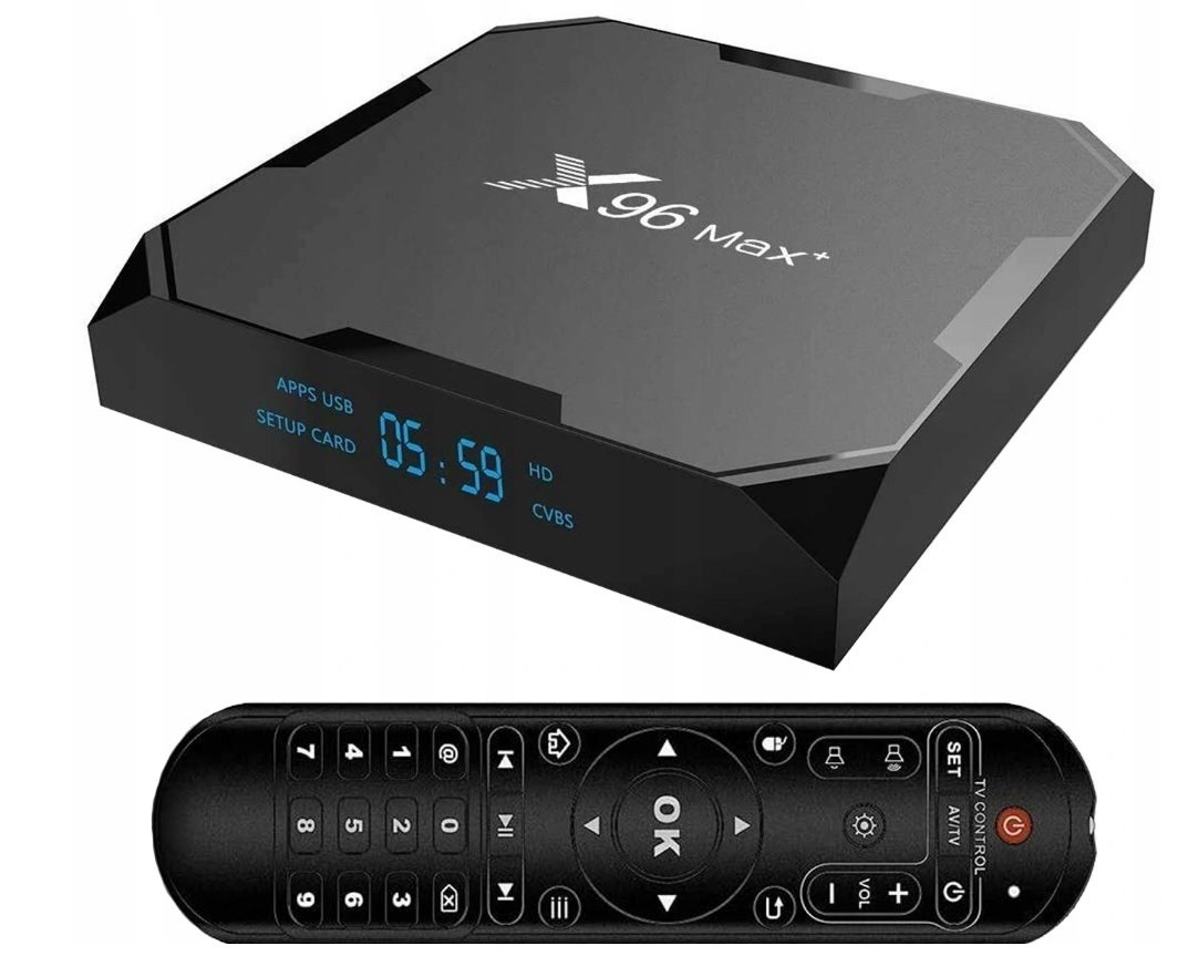 Odtwarzacz multimedialny X96 Smart TV Box Max Model Smart TV Box Max