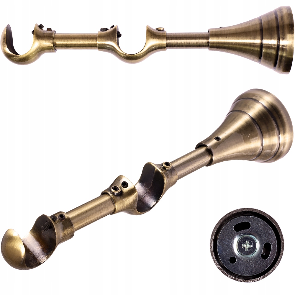 

Wspornik Podwójny 19+19 mm Złoty Antyk