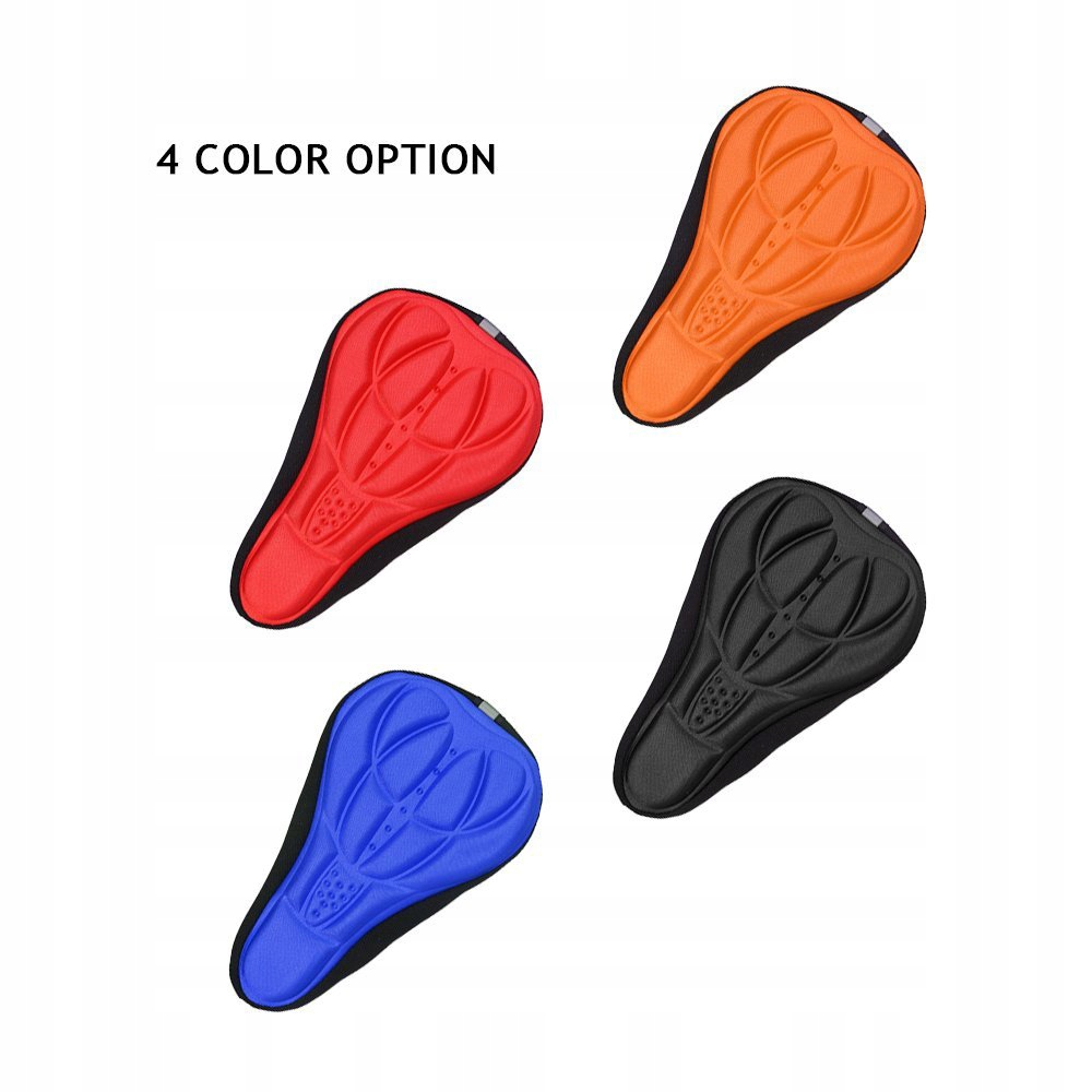 NAKŁADKA ŻELOWA NA SIODEŁKO ROWEROWE 3D POKROWIEC Długość 28 mm