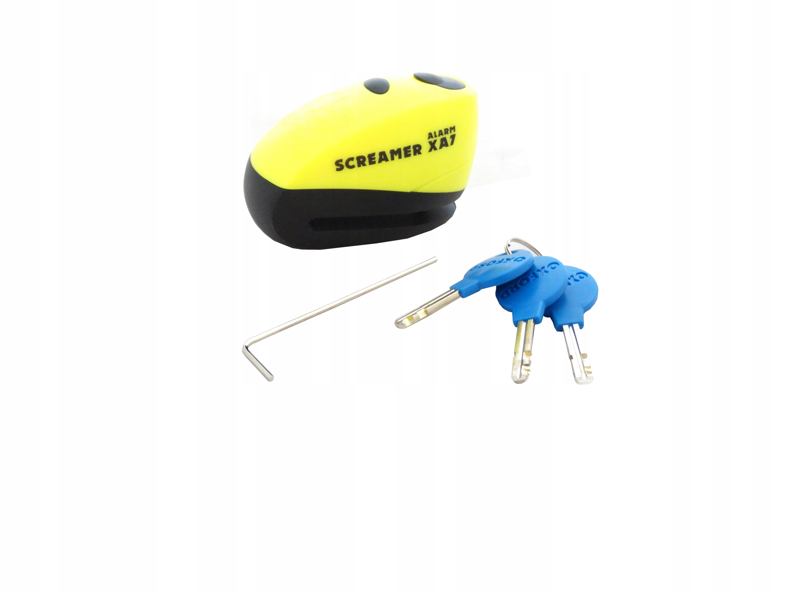 OXFORD SCREAMER Blokada Tarczy ALARM Przypominacz Weight with packaging 1 kg