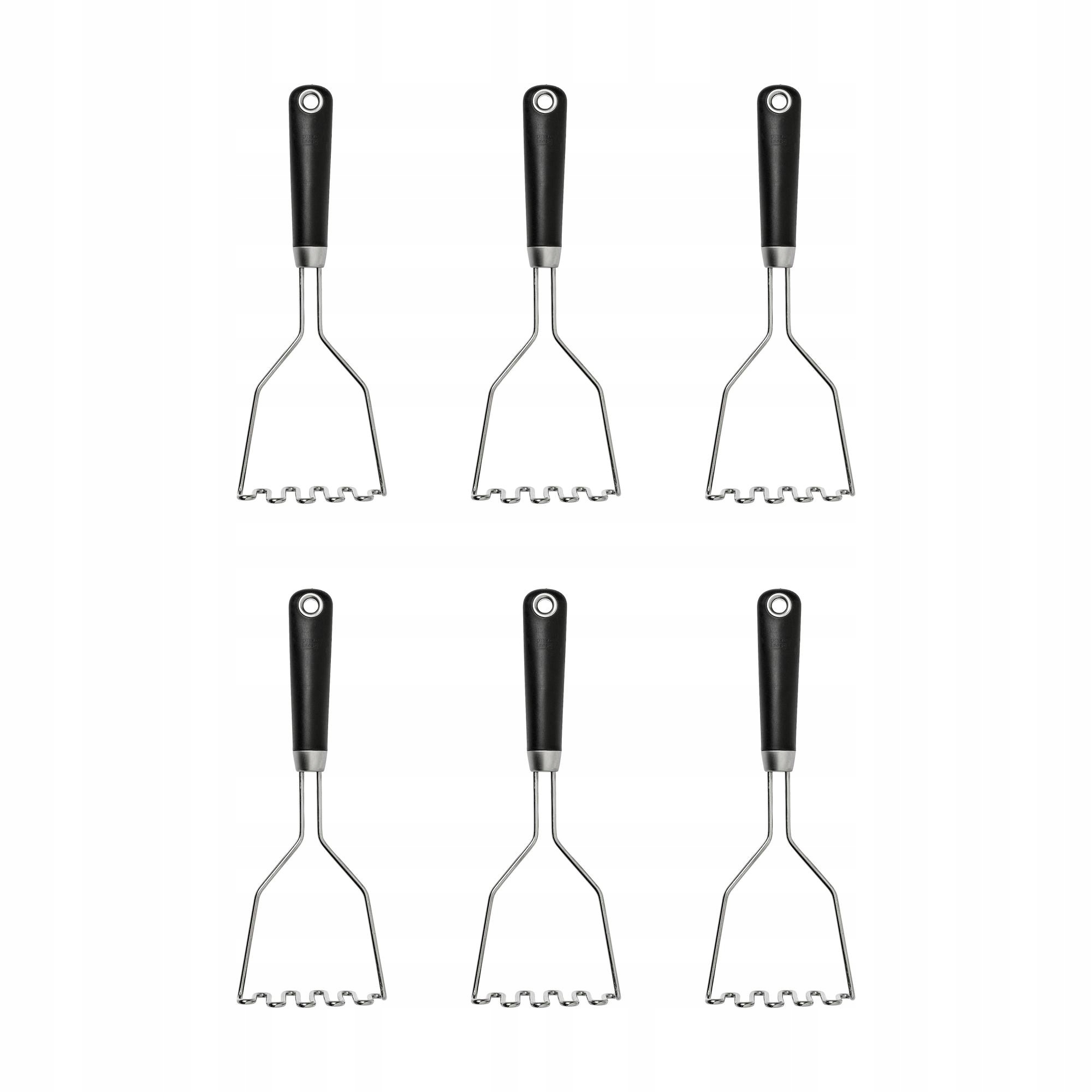 6 ks Šťouchadlo na brambory Ikea 365 Hjalte nerezová ocel černá