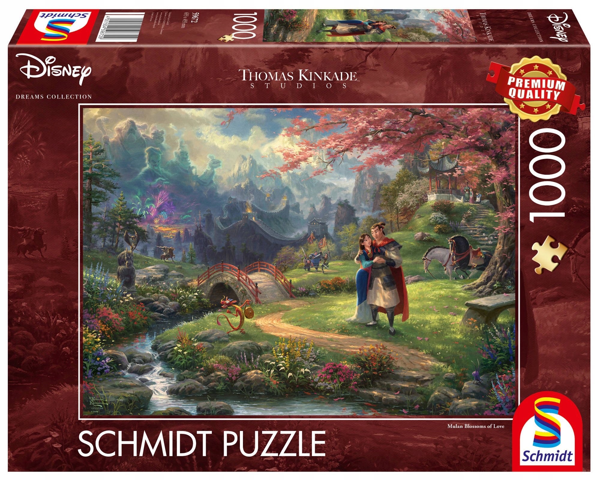 

Schmidt Pq Puzzle 1000 Thomas Kinkade Mulan Disney