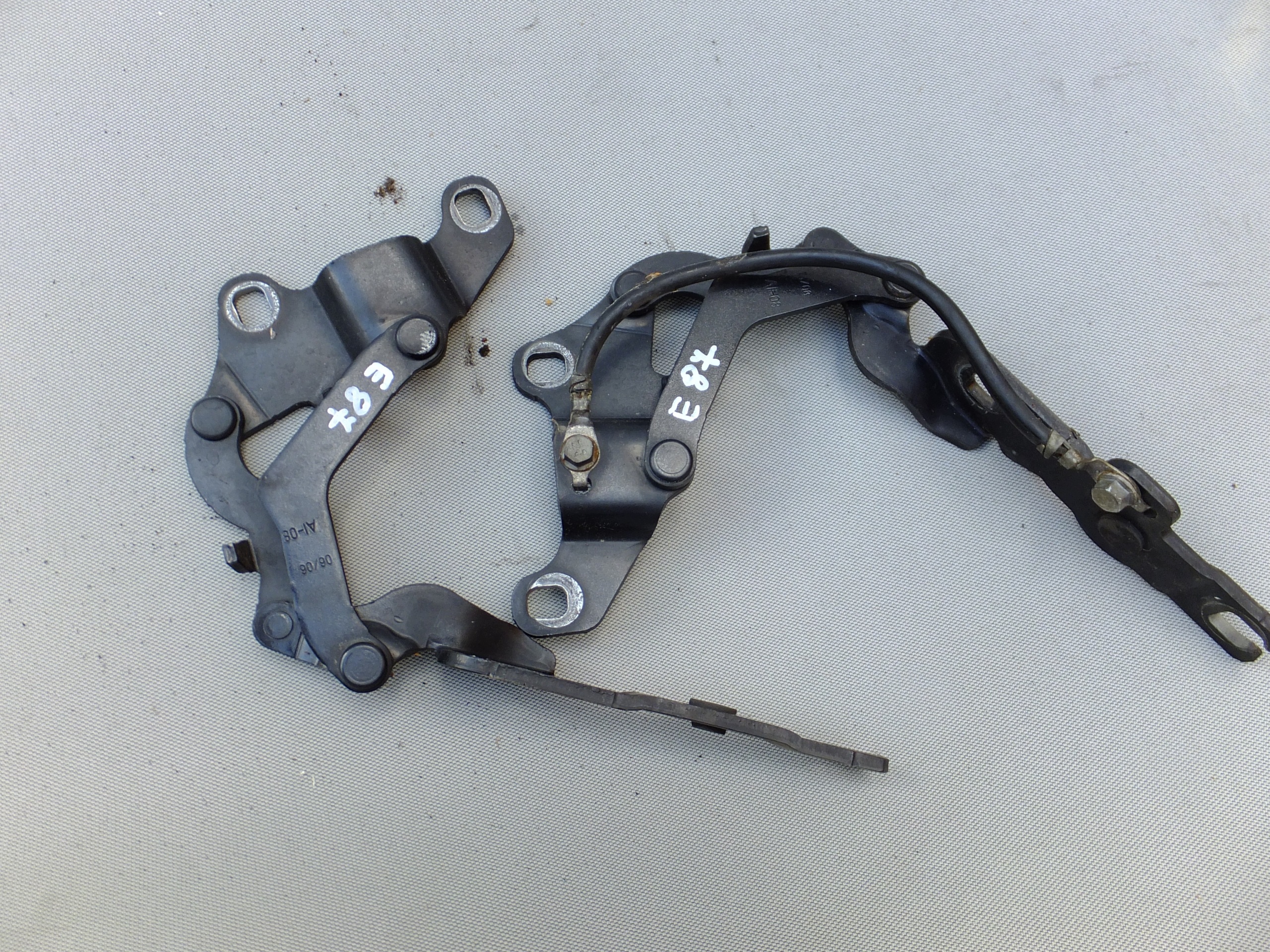 hinge bonnets left right front komplet bmw e87 2007r