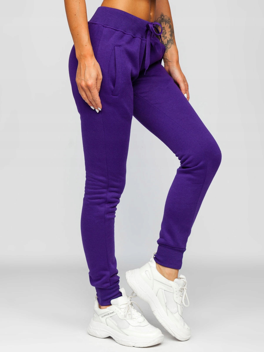 Женские тренировочные брюки фиолетовые CK-01 DENLEY_M Size M