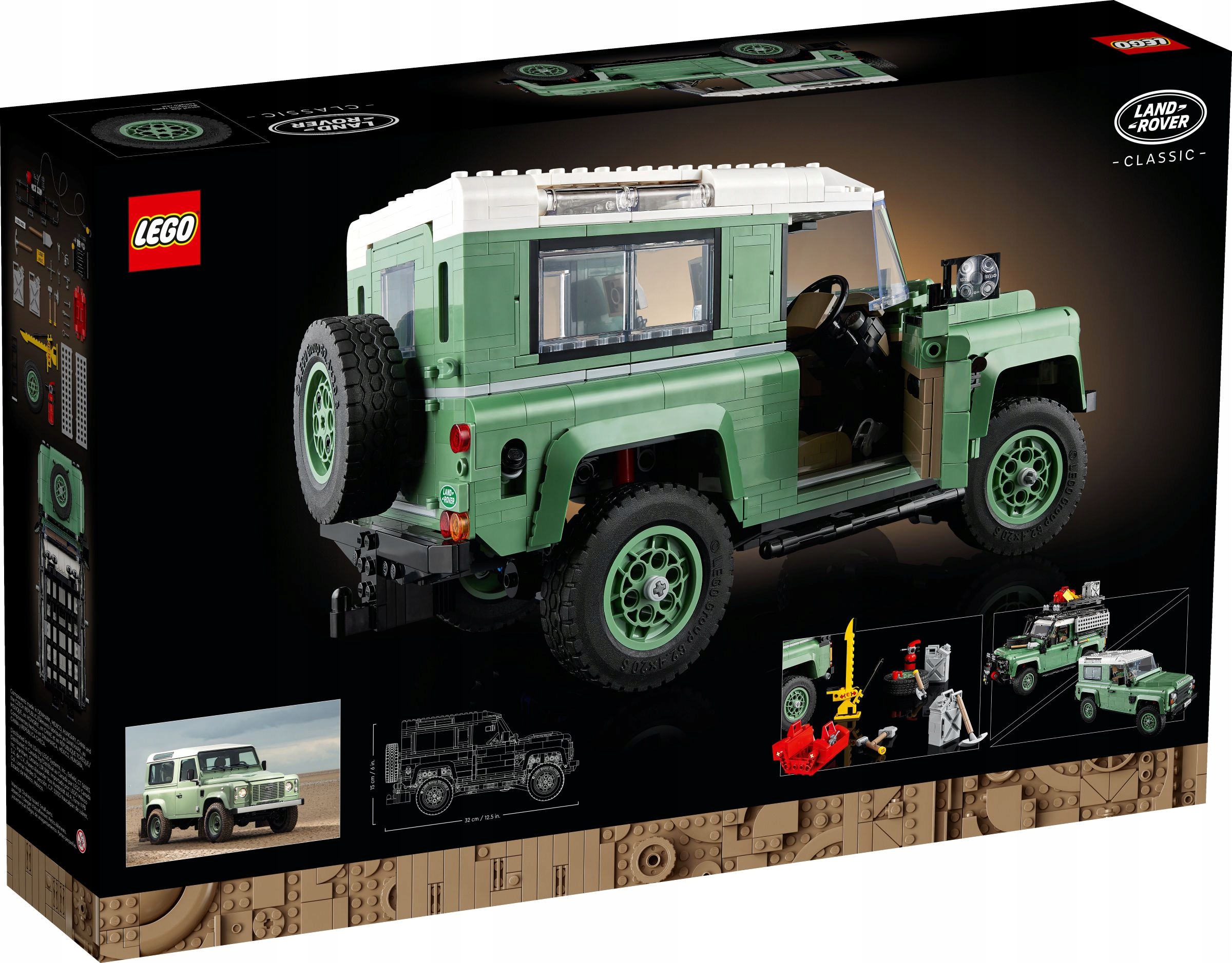 LEGO ICONS 10317 LAND ROVER CLASSIC DEFENDER 90 Certyfikaty, opinie, atesty CE FSC