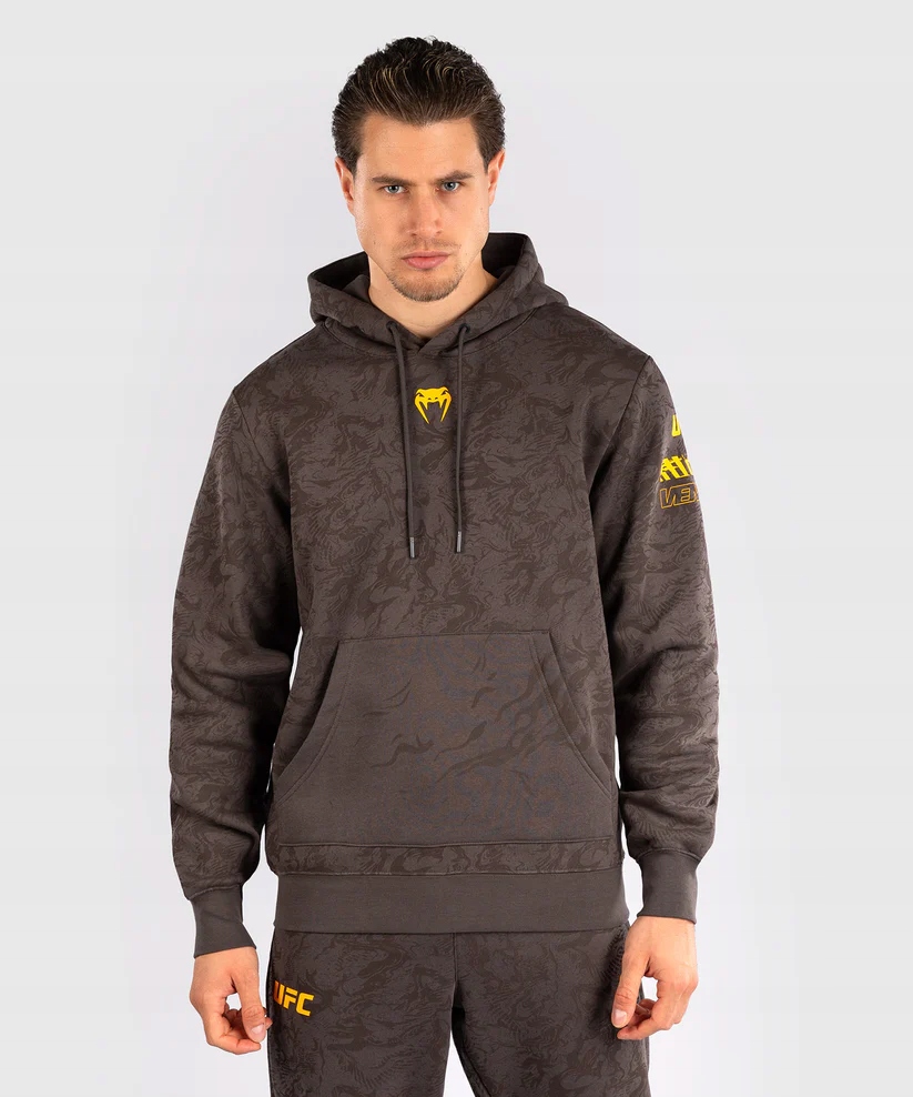 Ufc Venum Mikina S Kapucí Pullover Hoodie Fight Week Brown XL