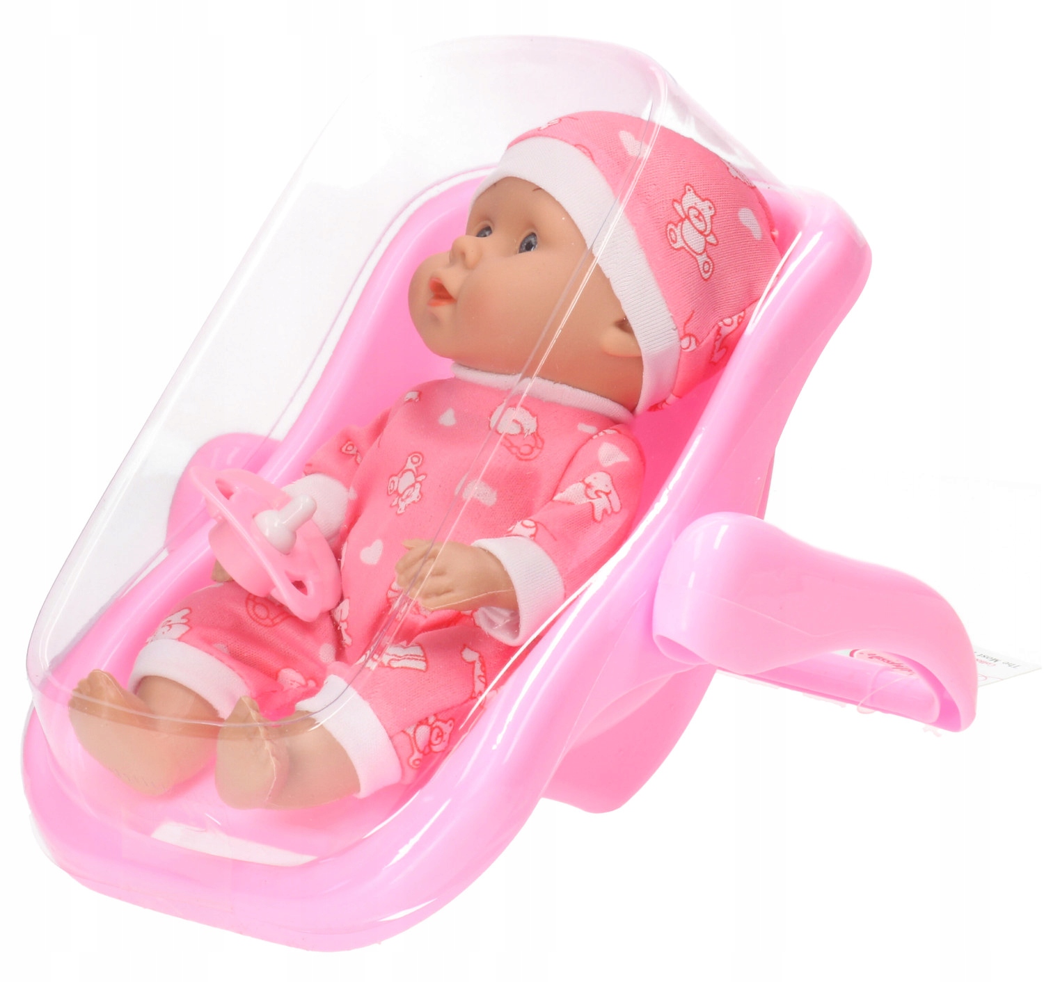 lalka bobas w nosidełku ze smoczkiem 20cm  | 17377 — 15