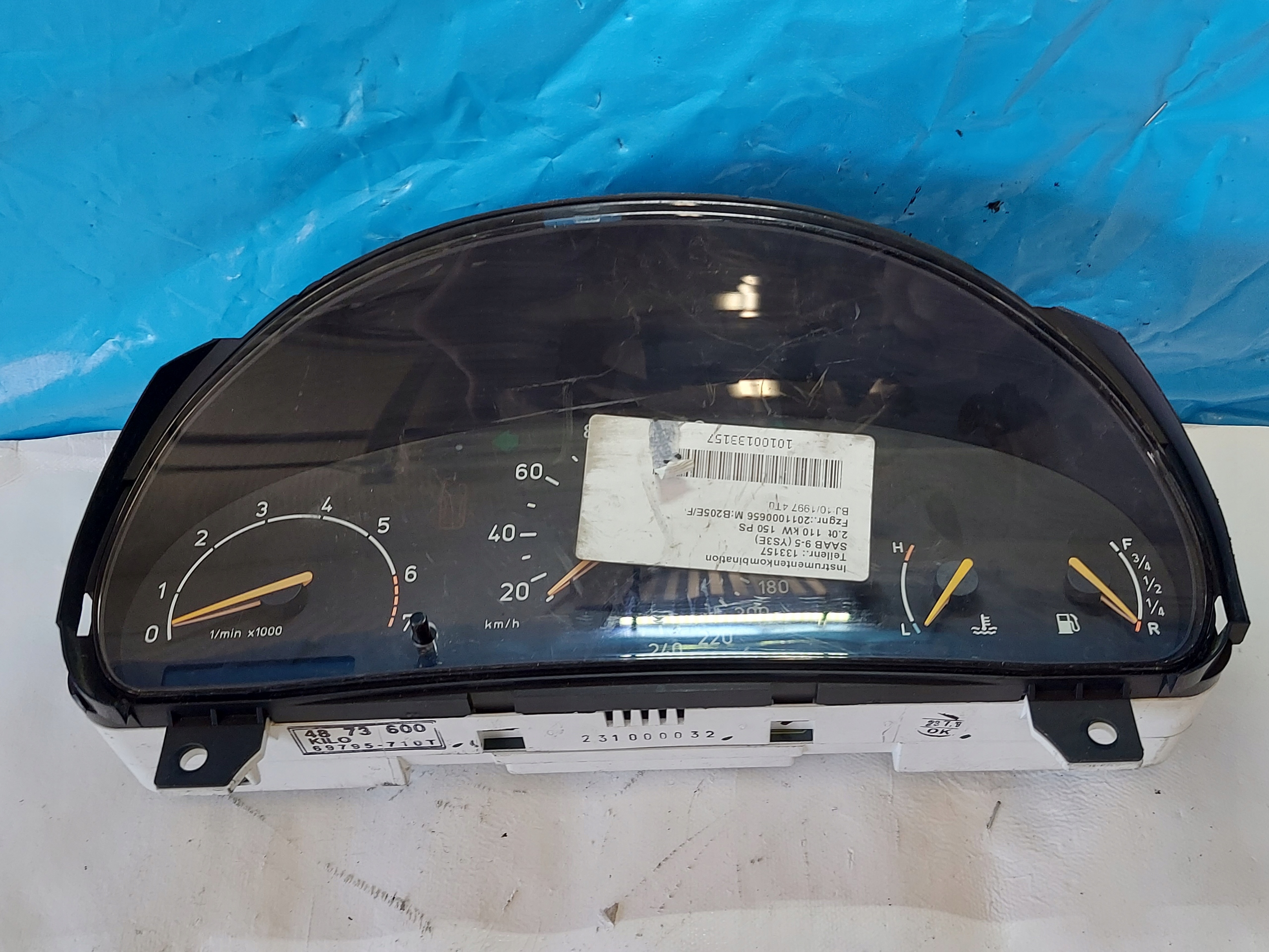 dials clock SAAB 9-5 2.0 T 4873600