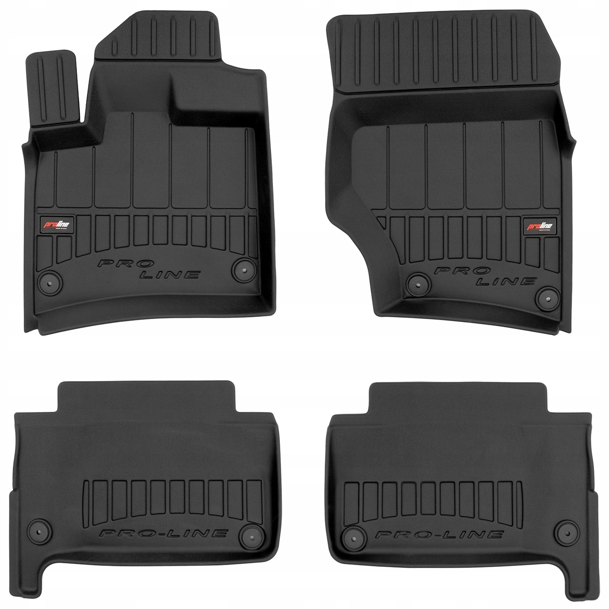 Koberce do auta Pro-Line Audi Q7 I 2005-2015 1 a 2 rad sedadiel