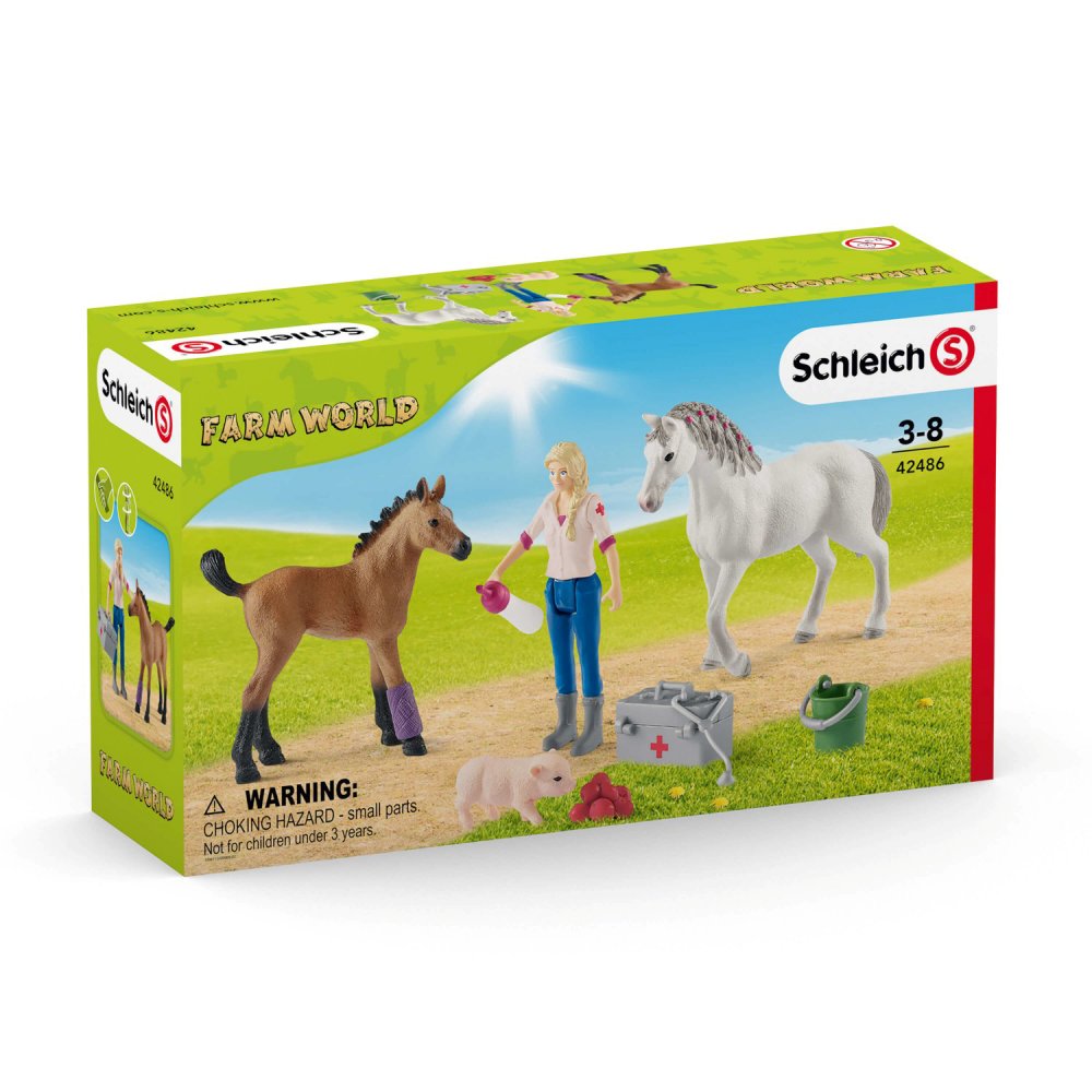 

Schleich 42486 Odwiedziny weterynarza Figurki Akc