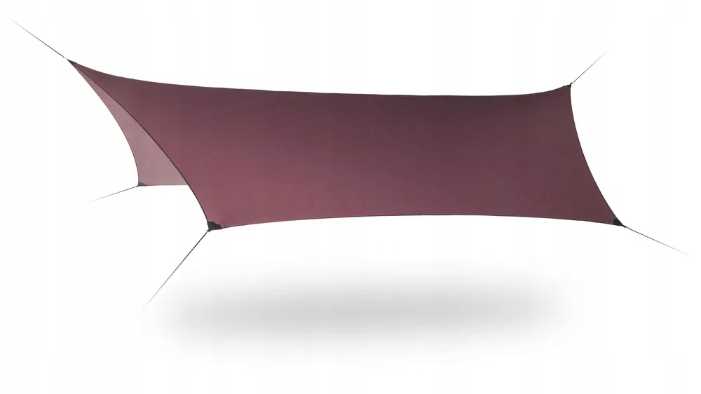 Tarp hamakowy turystyczny Lesovik Heksa Burgundy Ron