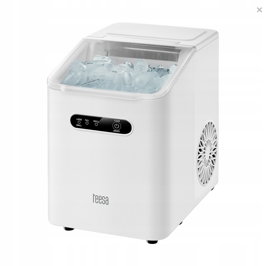 Teesa Easy Ice kocka na ľad, 11 kg ľadu, 1 l, 110 W, 2 veľkosti kociek,