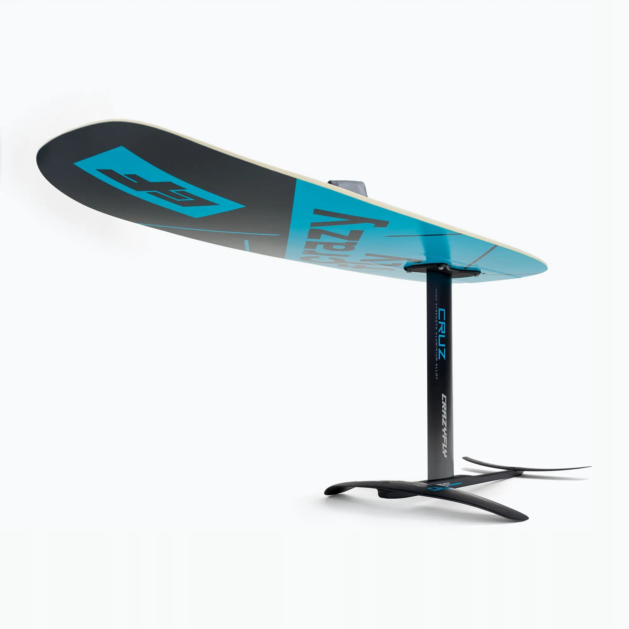Deska do kitesurfingu+hydrofoil CrazyFly niebieska Model Chill Cruz