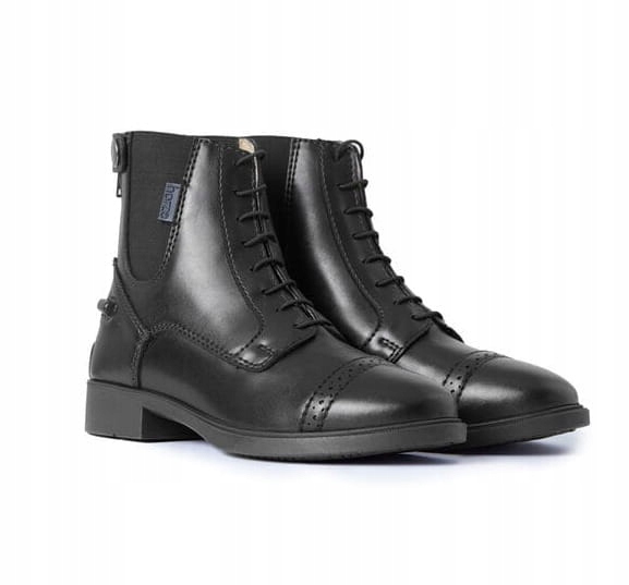 Horze sztyblety dziecięce ze skóry syntetycznej Kilkenny czarne 35