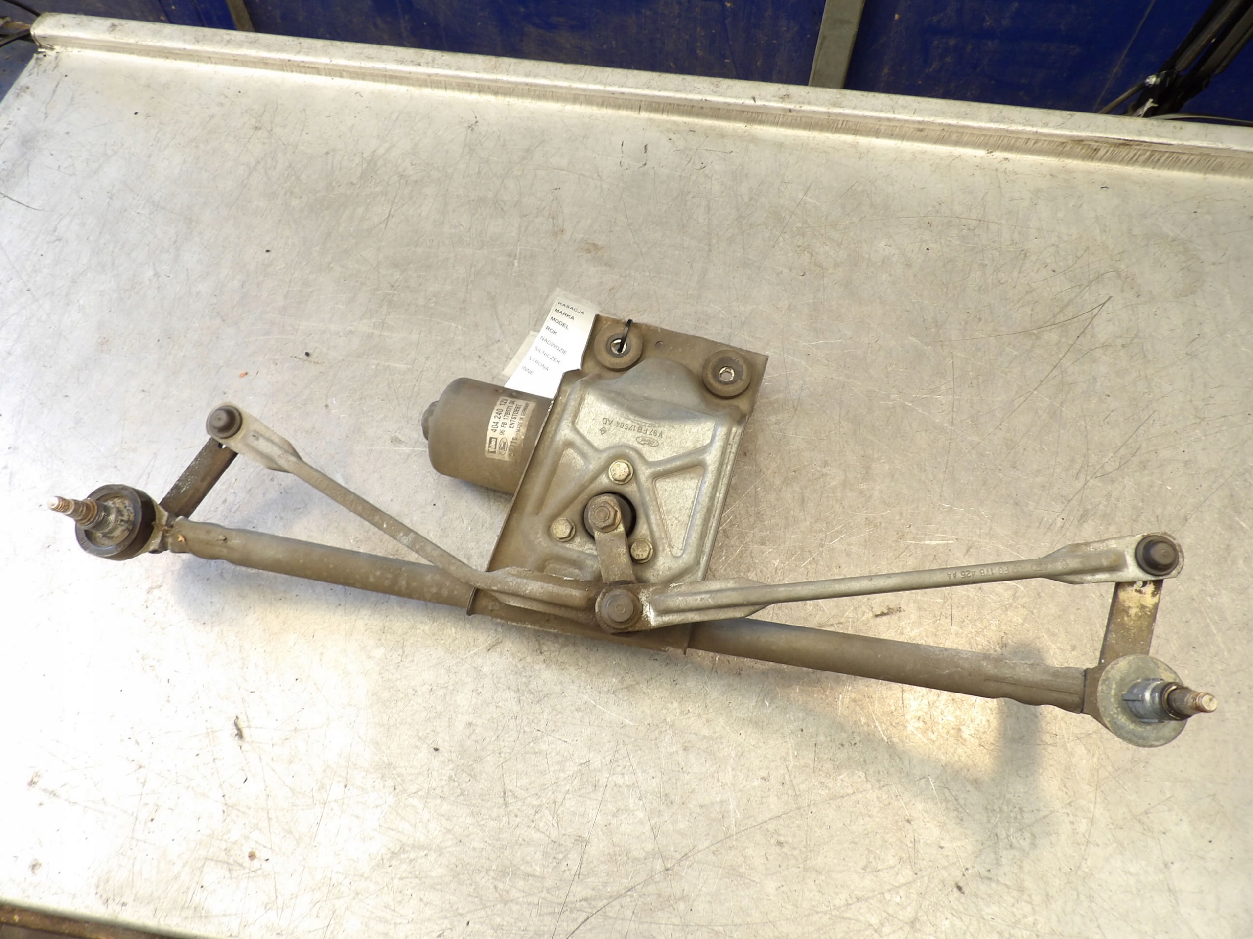 WISCHERGESTÄNGE FORD PUMA MK UND 96FB17B571DA