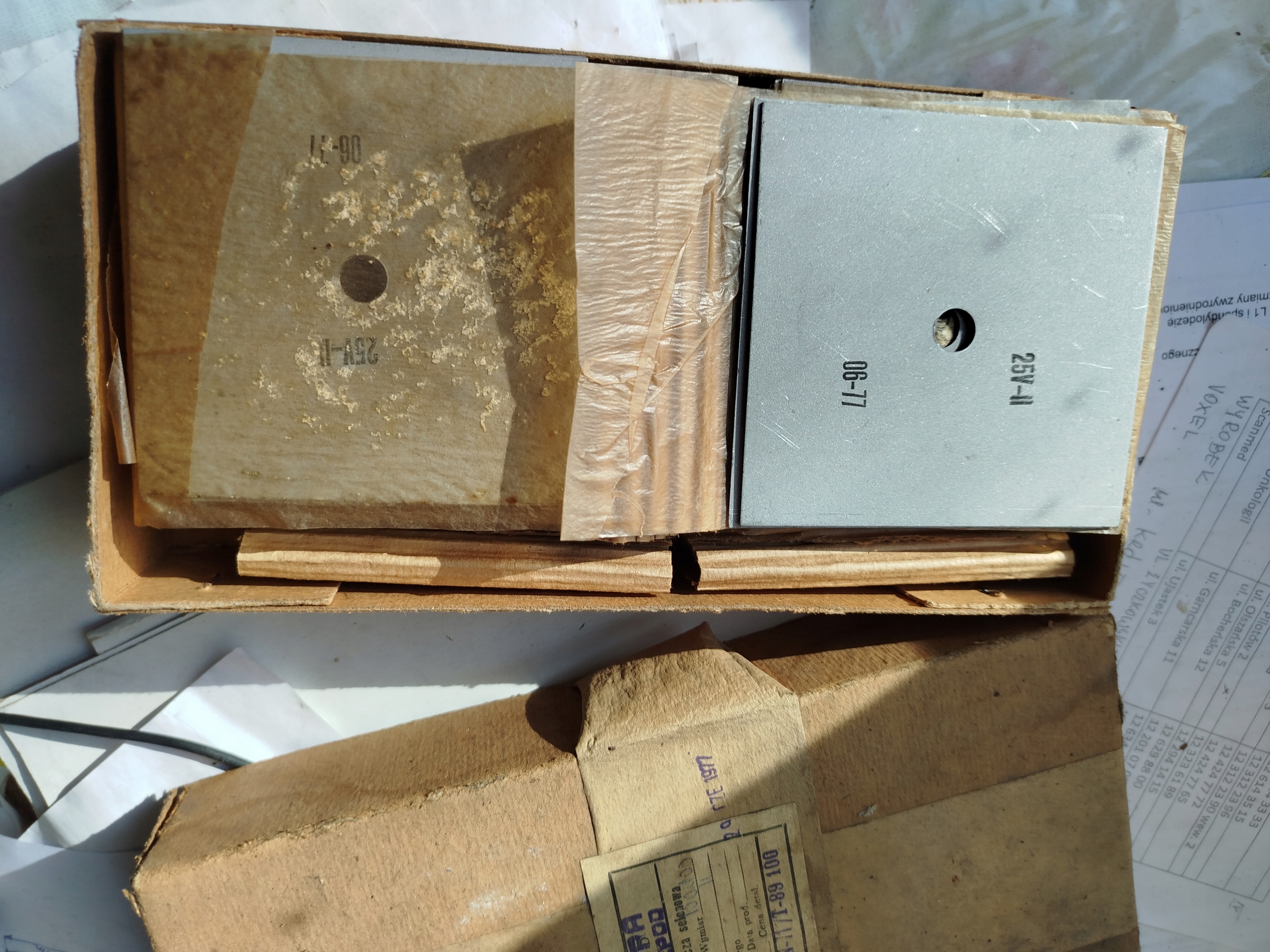 Prostownik selenowy płytki 10x10 cm pakiet 10 szt