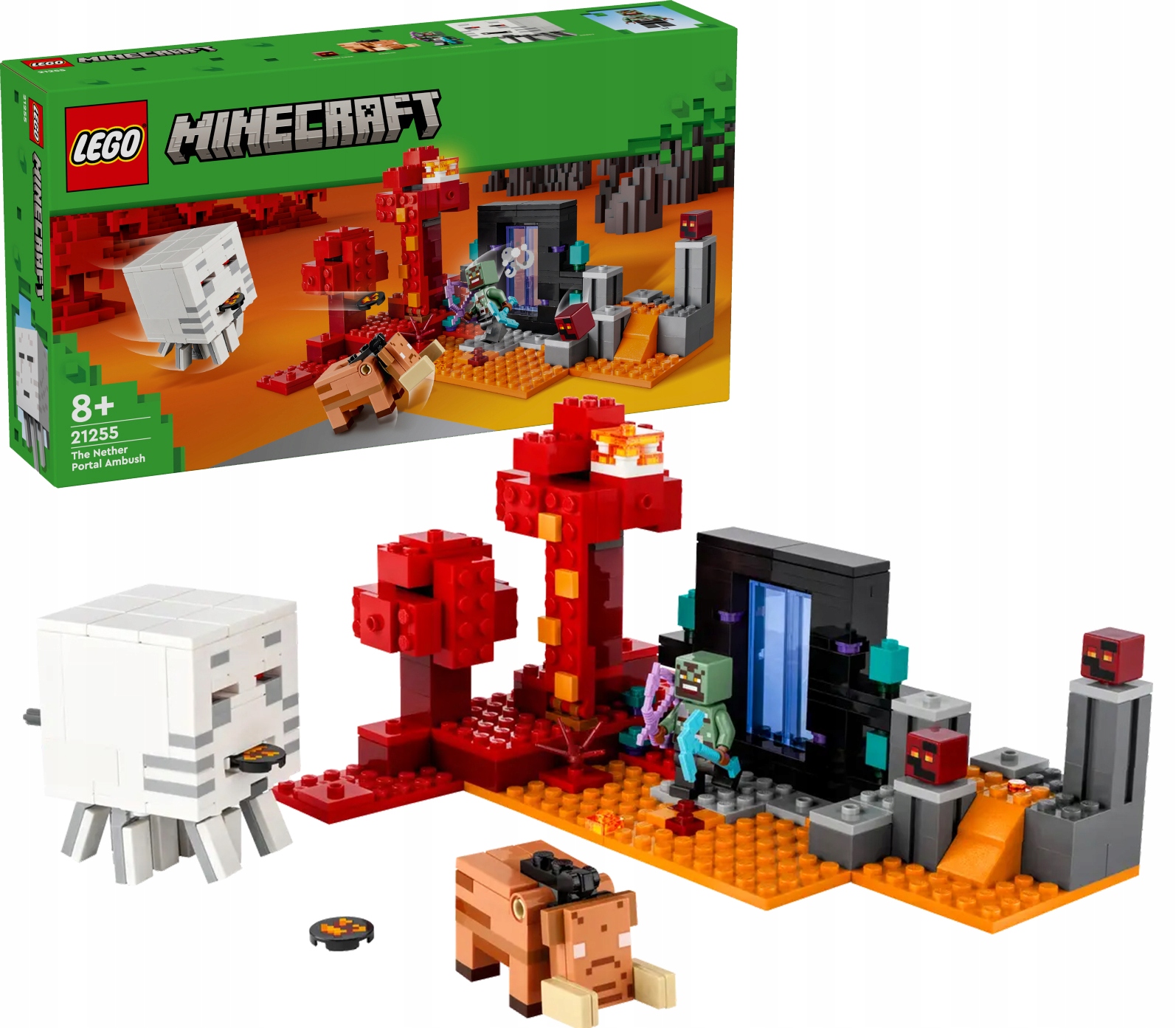 Lego Minecraft Přepadení v portálu do Netheru 21255