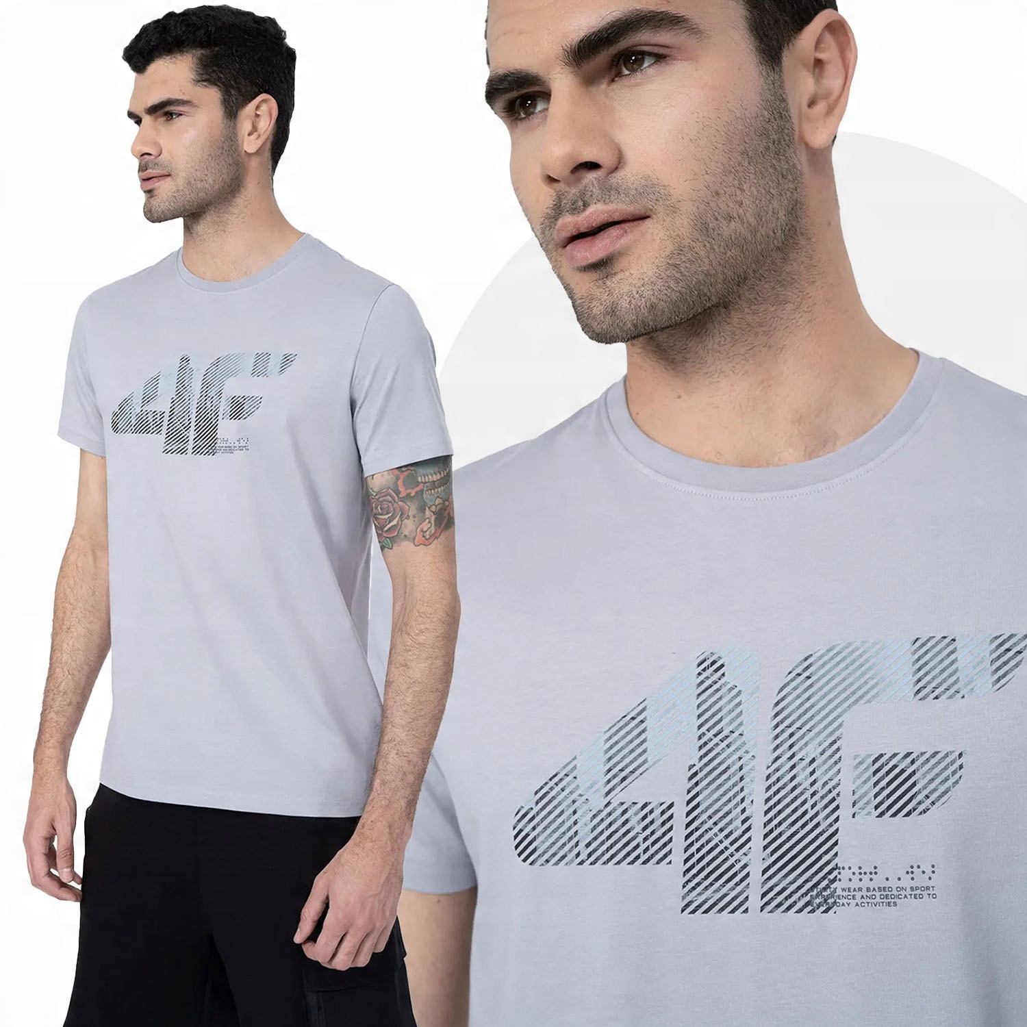 

Koszulka Męska 4F T-shirt Podkoszulek Sportowy