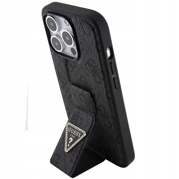 Guess Etui Hardcase Do Iphone 15 Pro Max 6.7 Grip Stand Strass Triangle