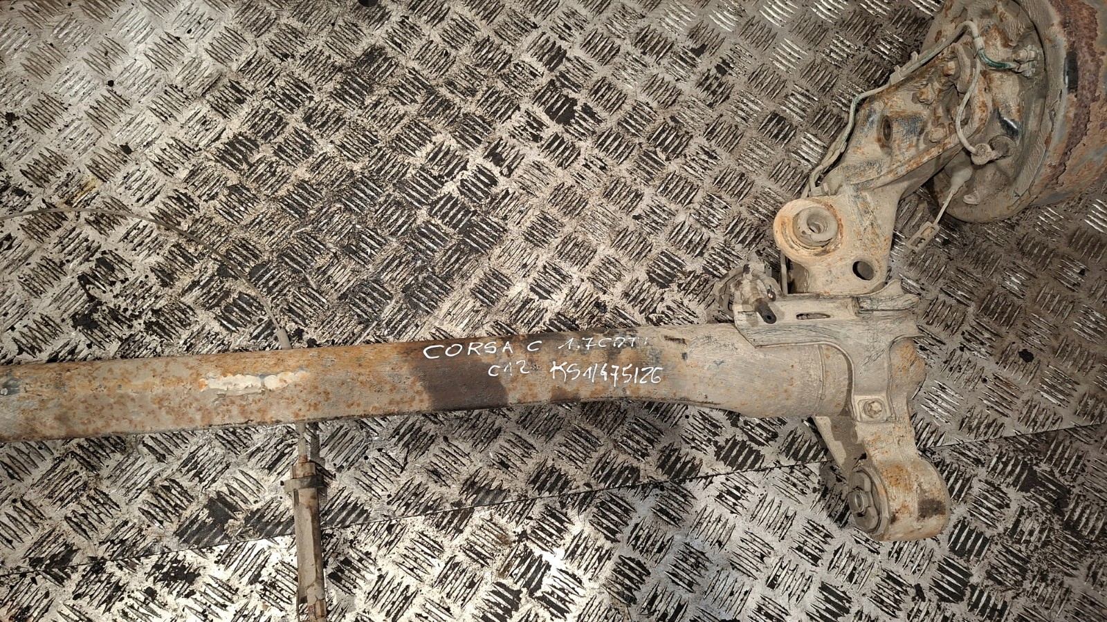 Achsträger heck OPEL CORSA C