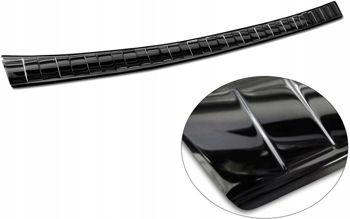 Lišta na zadný nárazník Toyota Rav4 V, 2018- , Glossy Black