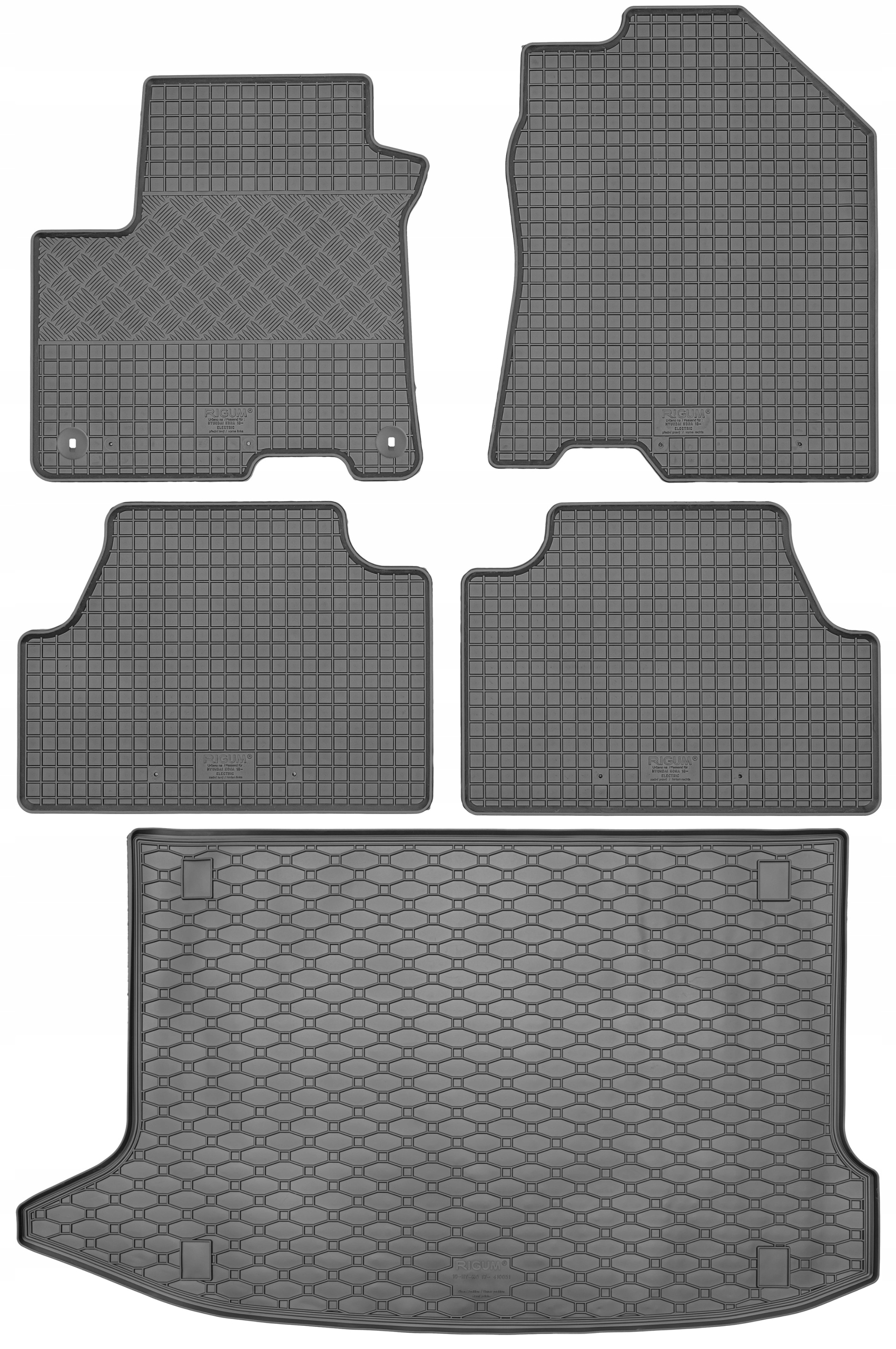 Hyundai Kona electric 2018 rohož batožinového priestoru koberčeky