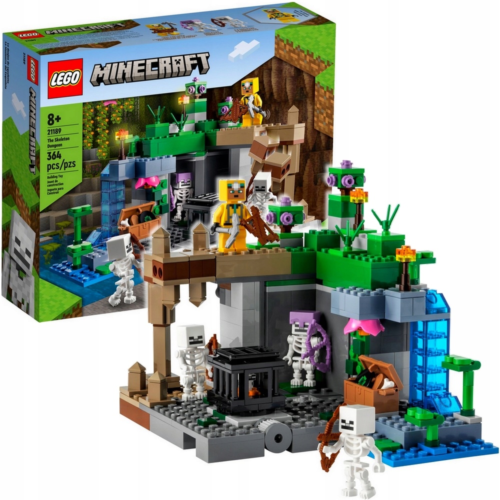 

Lego Minecraft 21189 Szkielety Loch Szkieletów