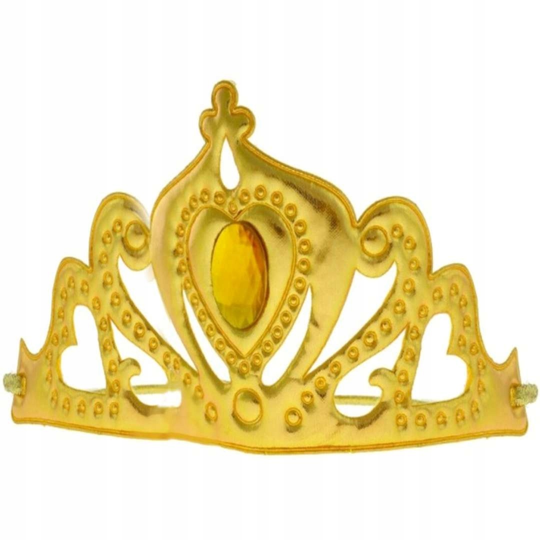 

Diadem złota Korona miękka Królewna księżniczka