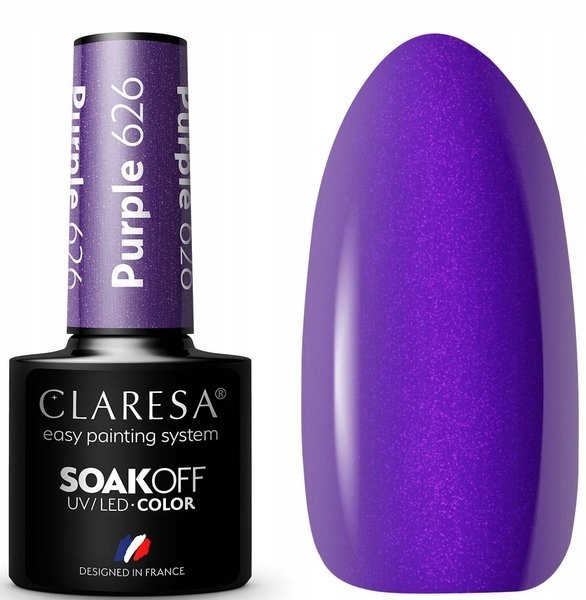 

Claresa Lakier Hybrydowy Purple 626