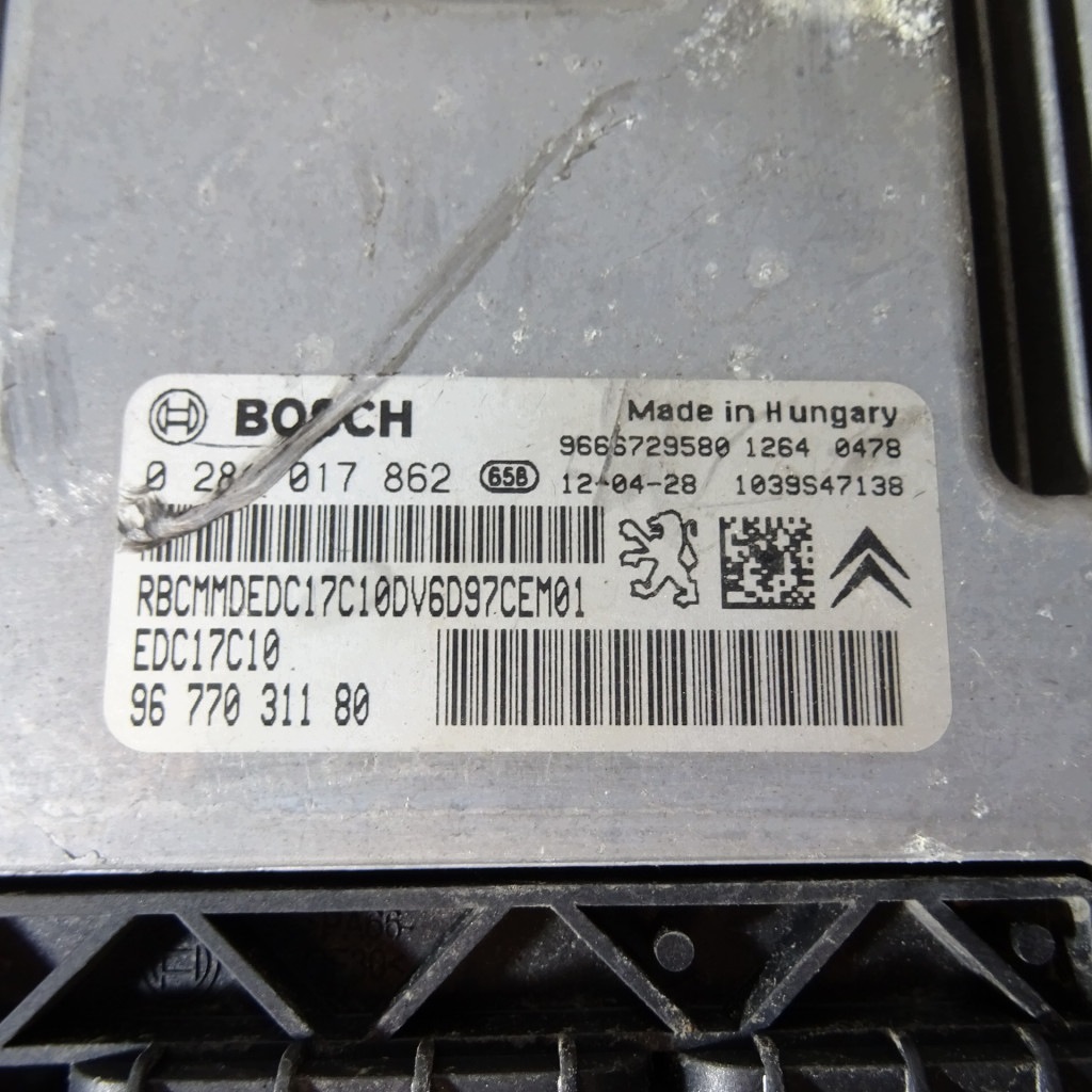 CITROEN C4 II 1.6HDI bedienteil 9677031180