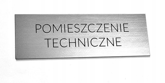 

Tabliczka, Dowolna Treść, Grawer! 25 X 9 cm