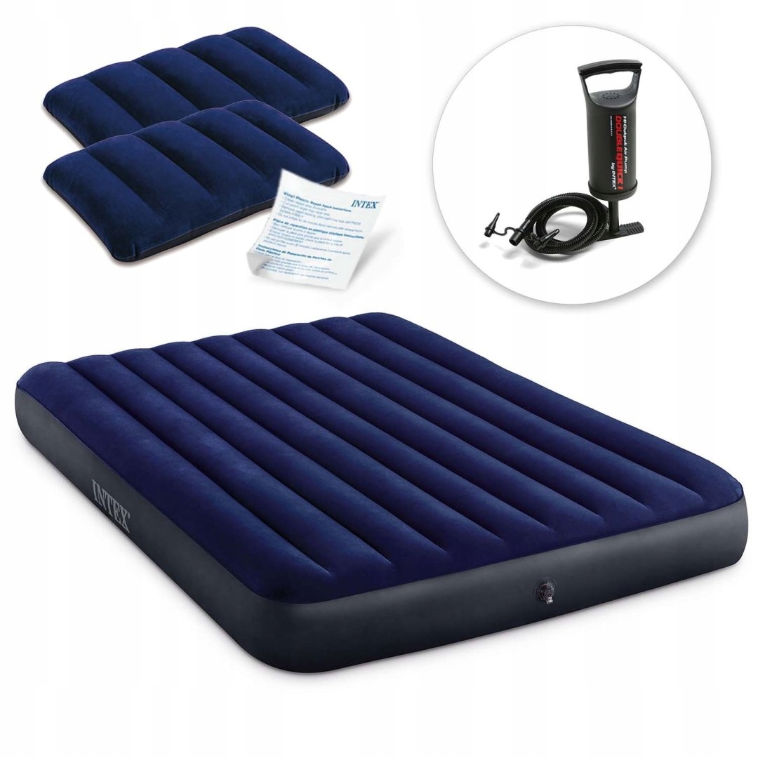 Matrace 203x152x25 cm s pístovou pumpou Intex 64765 Intex
