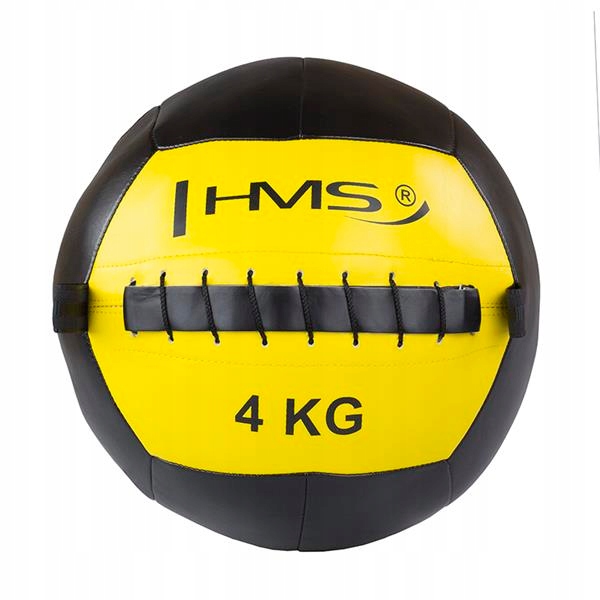 Medicinbal wall ball 4kg crossfit kožený pro cvičení WLB4 Hms