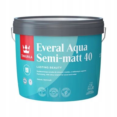 

Tikkurila Everal aqua 40 Półmat 9l Baza A C