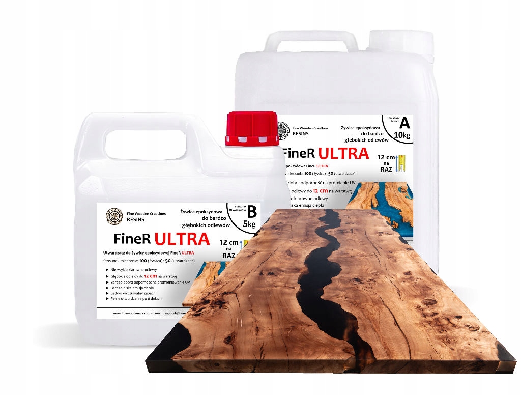 FineR Ultra epoxidová pryskyřice pro odlitky 6kg