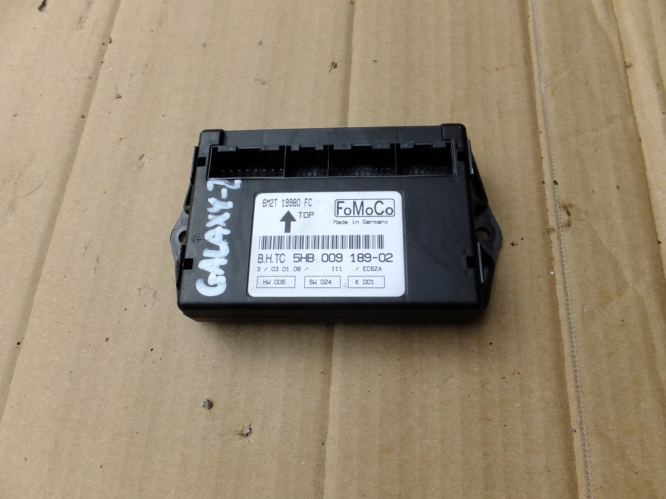 module control unit ford galaxy mk2 2008r 6M2T-19980-FC