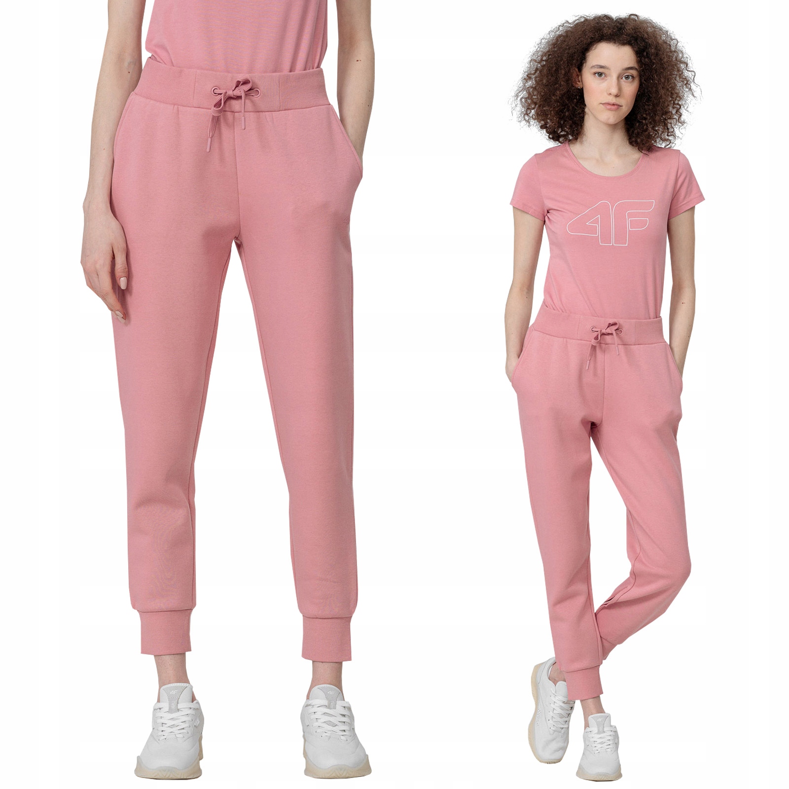 

4F Spodnie Dresowe Damskie SPDD350 Bawełniane