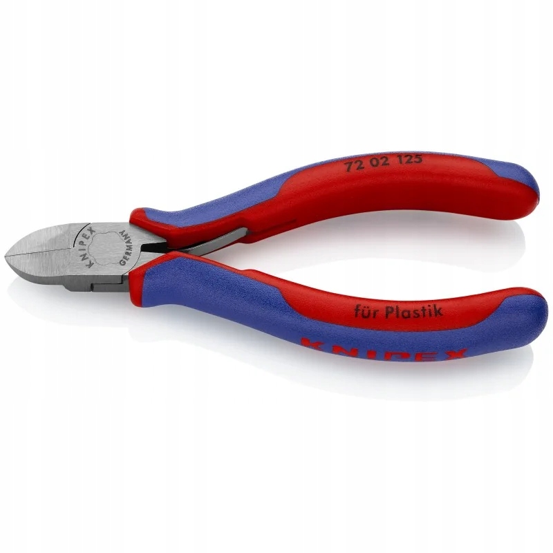 Szczypce tnące boczne do tworzywa sztucznego 125 mm Knipex (7202125)