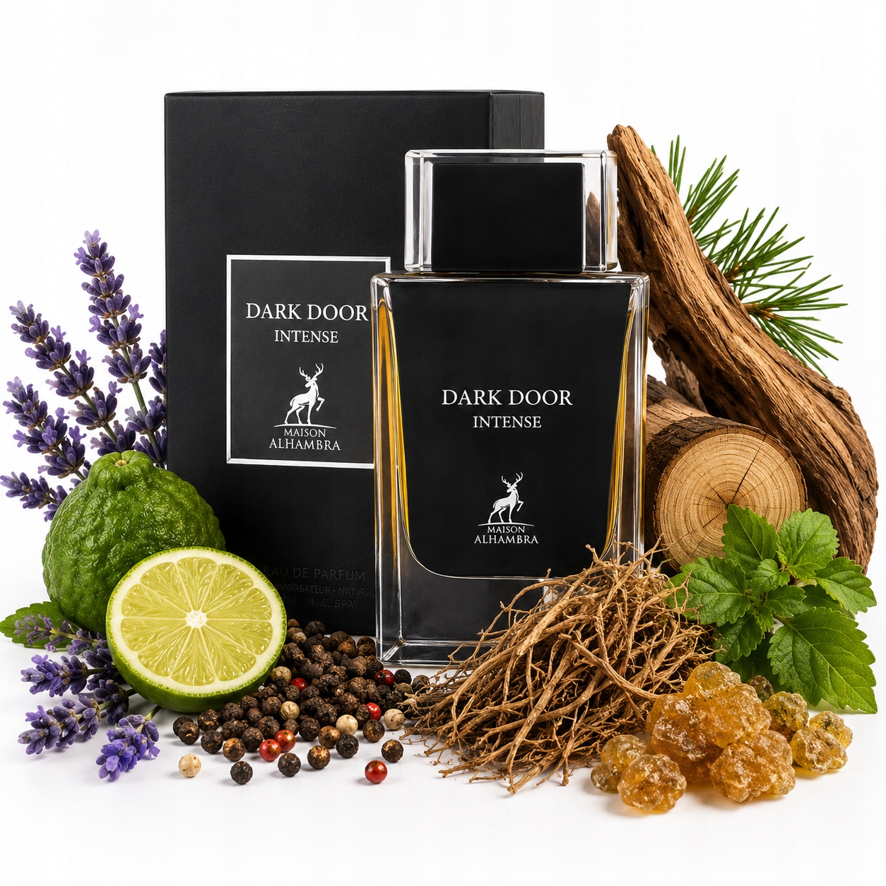 Oryginalne Perfumy Arabskie Maison Alhambra Dark Door Intense Edp+gr