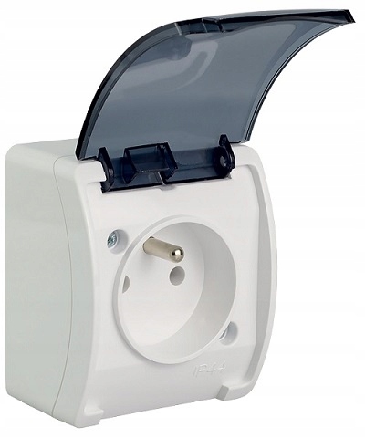 

Gniazdo Pojedyncze Hermetyczne Natynkowe Dymne