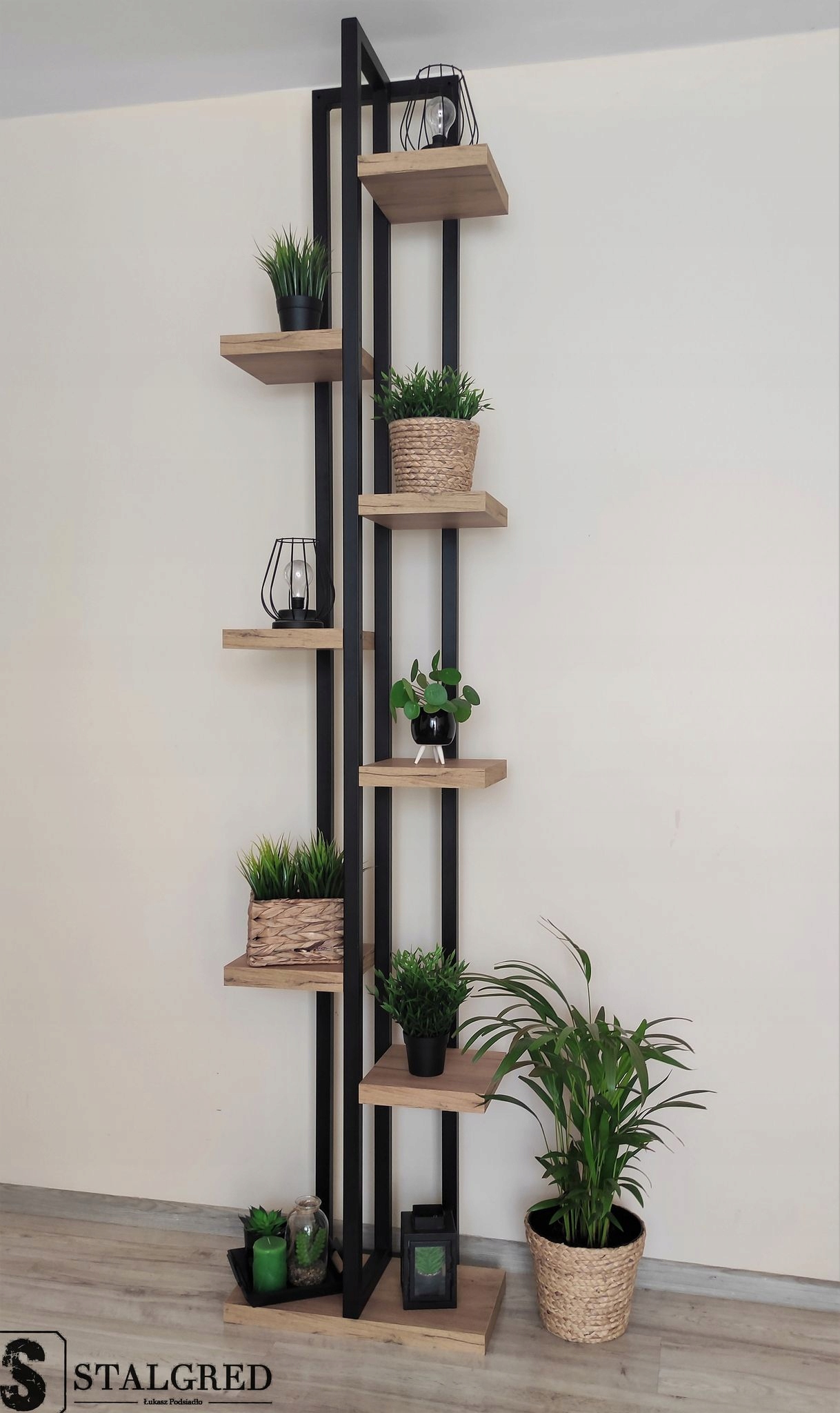 KWIETNIK LOFT INDUSTRIALNY STOJAK 240 cm Typ wolnostojący