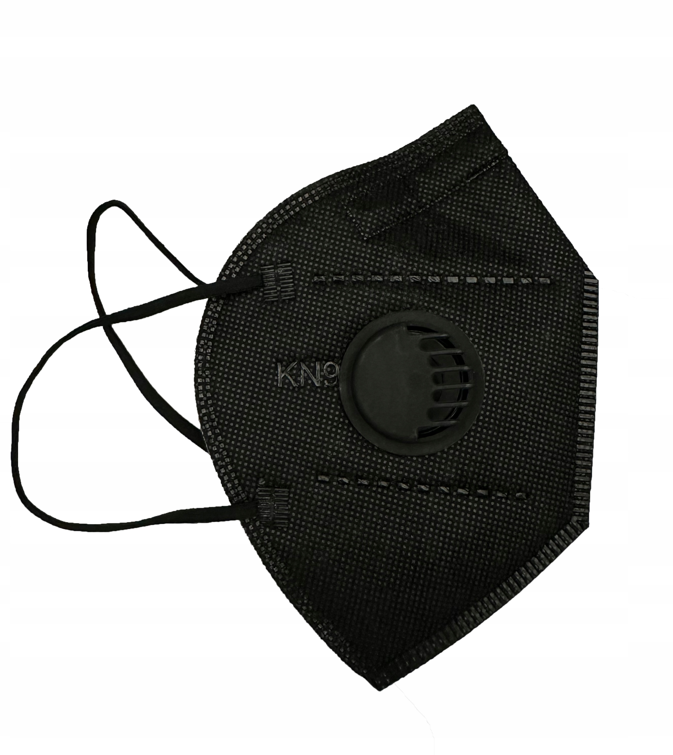 100 SZT MASKA MASECZKA Z ZAWORKIEM KN95 FFP2 CZARNA ANTYWIRUSOWA