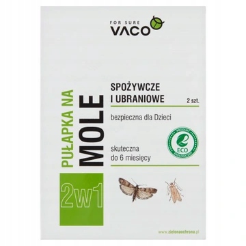 

Vaco Eco Pułapka Lepowa na Mole do 6 Mies. - 6 szt