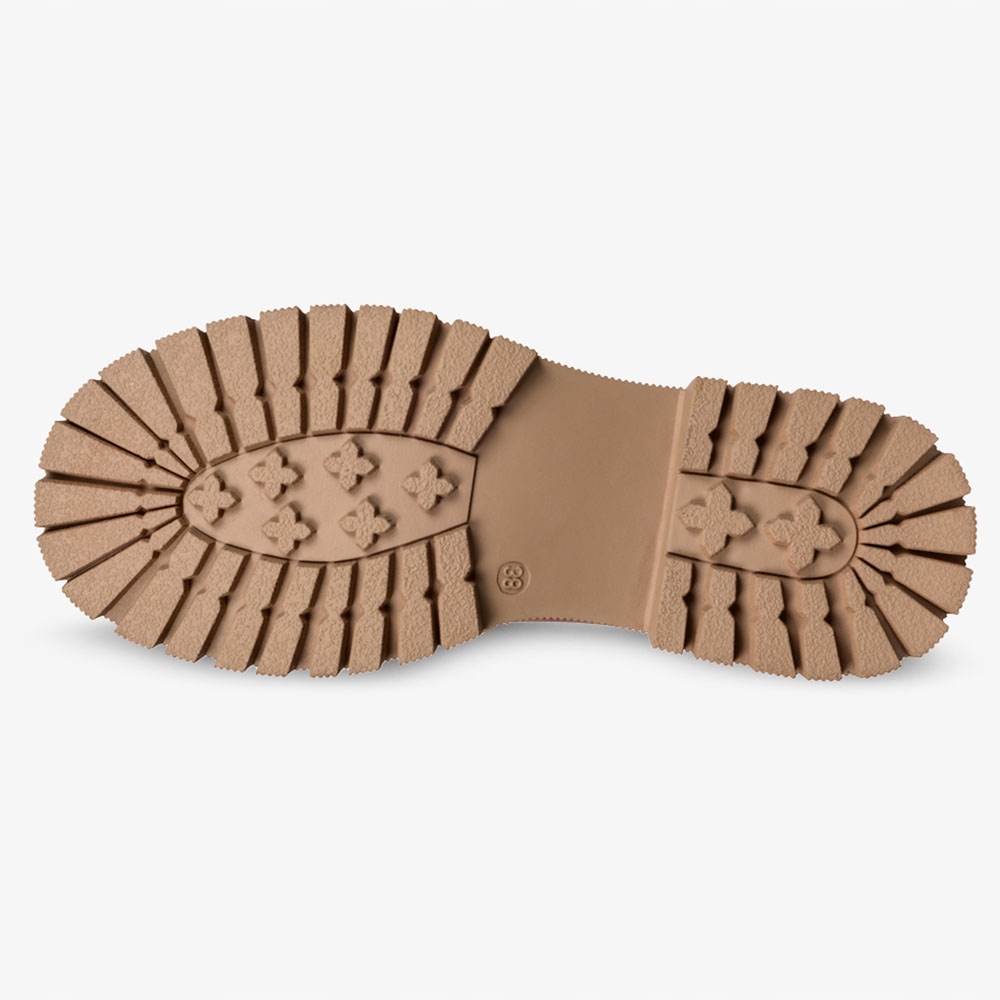 MOKASYNY DAMSKIE NA PLATFORMIE ZE SPRZĄCZKĄ r 37 Kolor beżowy