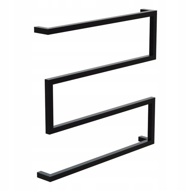 Věšák na ručník Trynidad 600, designový, ocel, černý