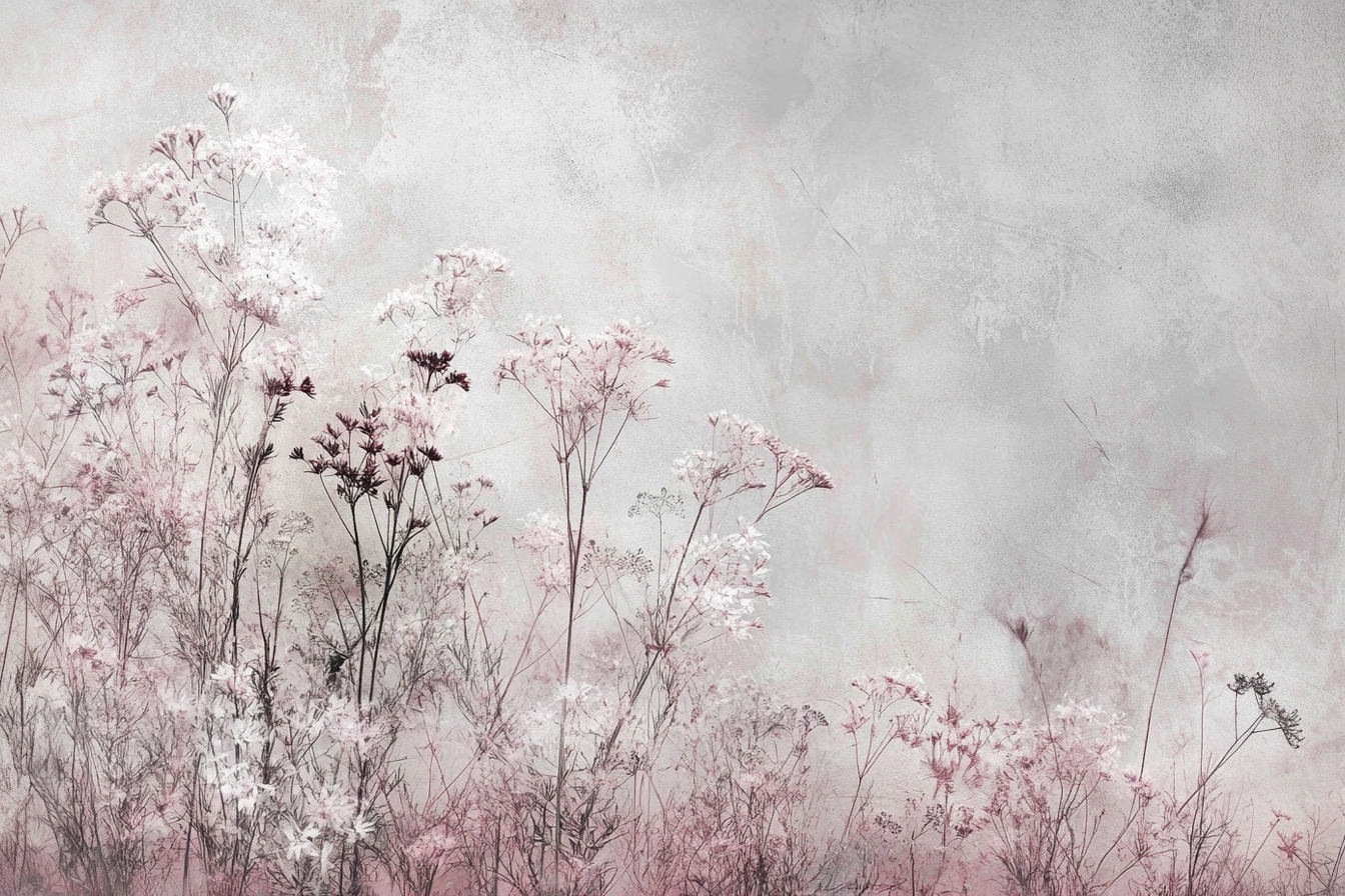 Fototapeta Flizelina Stěna Beton Růže Příroda Rostlinky Květiny 368x254 130g
