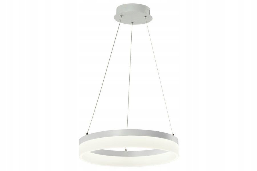 Moderná závesná Led lampa biela okrúhla 40 cm do obývačky 4000K Reality